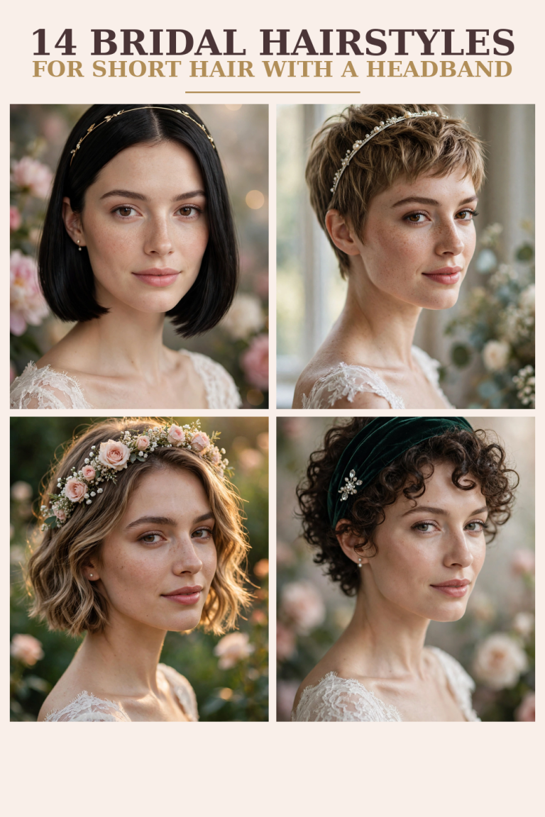 14 Wedding Hairstyles for Short Hair with a Headband (2026)