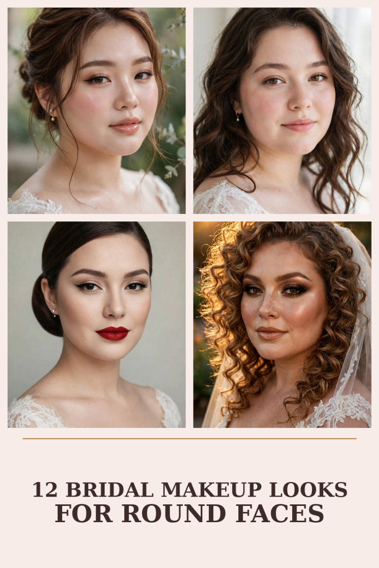 12 Bridal Makeup Looks for Round Faces (2026)