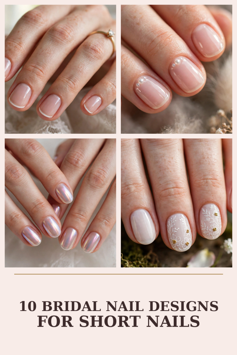 10 Stunning Bridal Nail Designs for Short Nails (2026)
