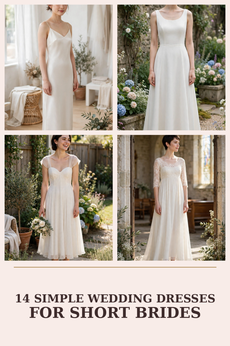 14 Simple Wedding Dresses for Short Brides (2026)