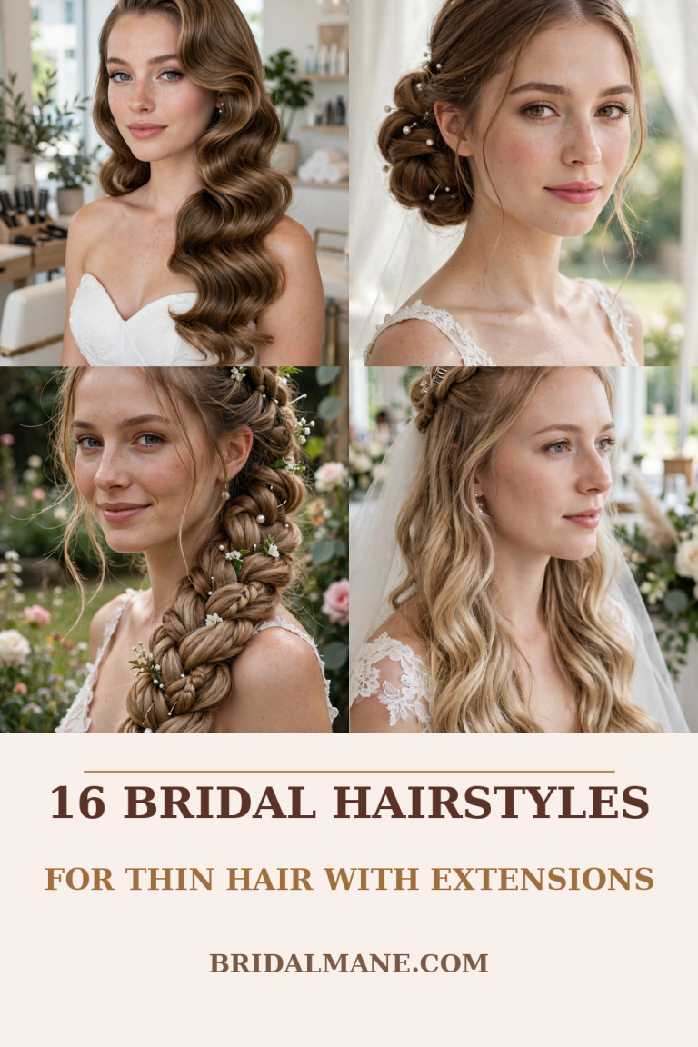 16 Wedding Hairstyles for Thin Hair with Extensions (2026)